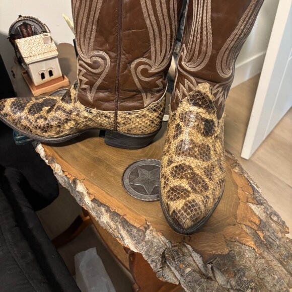 Tony Lama Anaconda Cowboy Boots - Picture 6 of 6